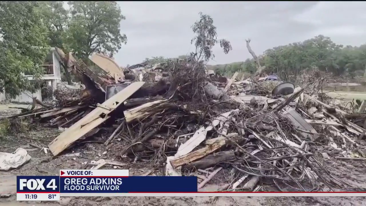 Search, cleanup in Central Texas continues despite rain