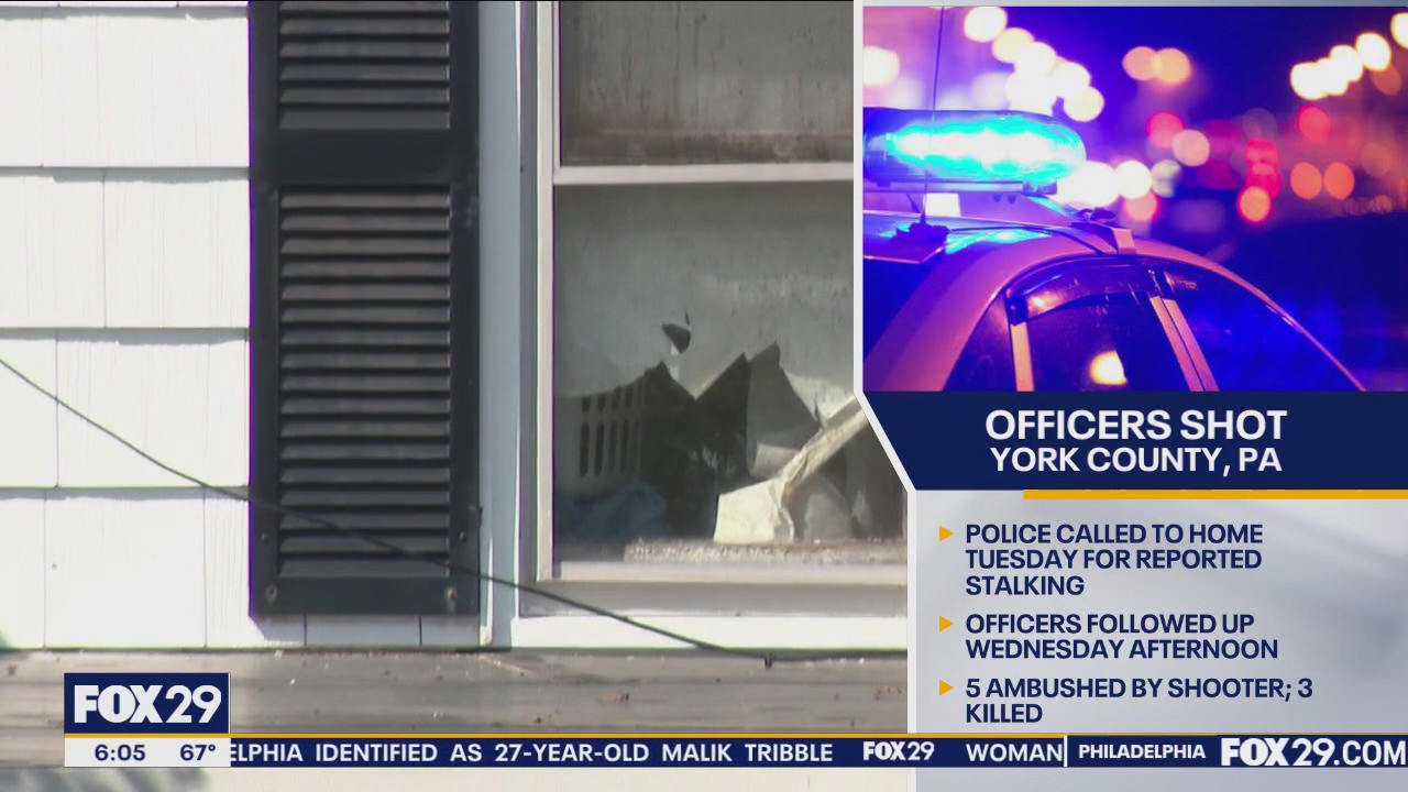 Pennsylvania officers killed in ambush shooting identified