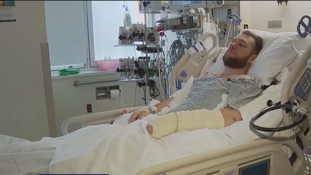 Hit-and-run survivor's shares his story and cautions drivers
