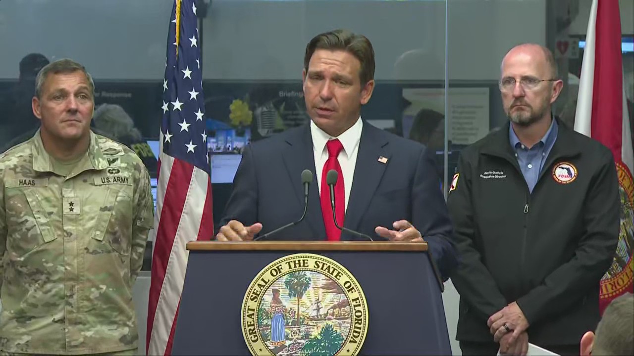 Governor DeSantis gives Hurricane Helene update
