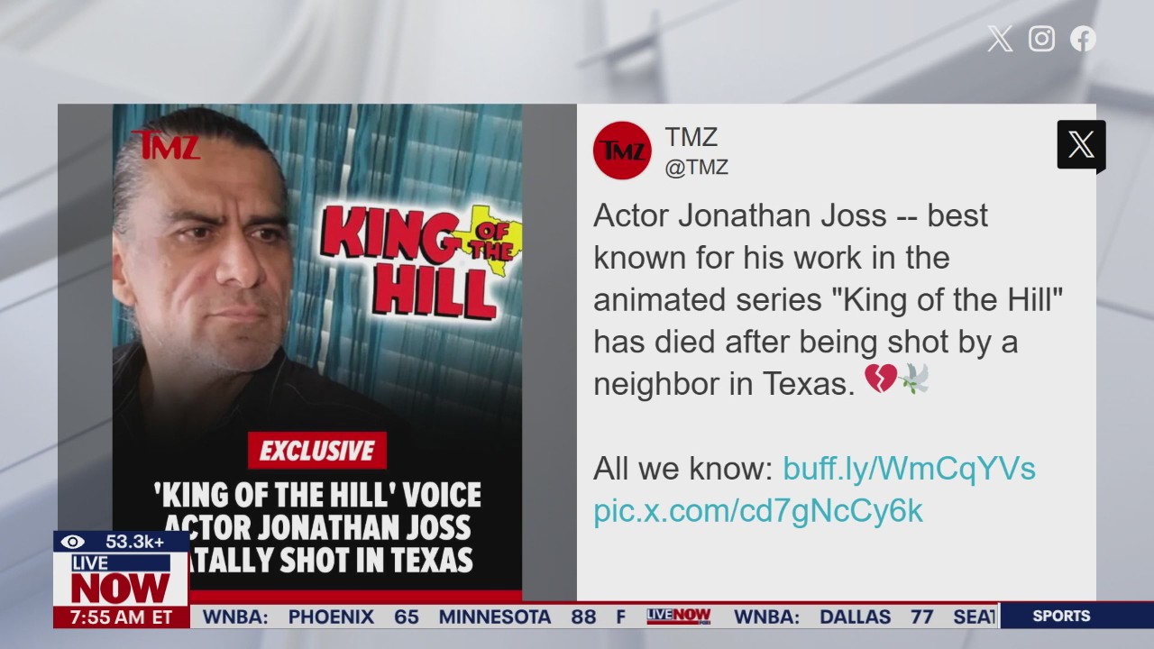 Actor Jonathan Joss shot by neighbor