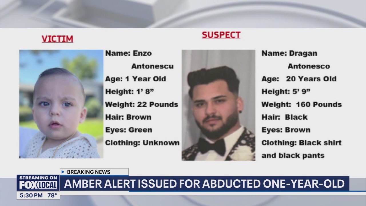 Amber Alert issued for missing 1-year-old | FOX 11 Los Angeles