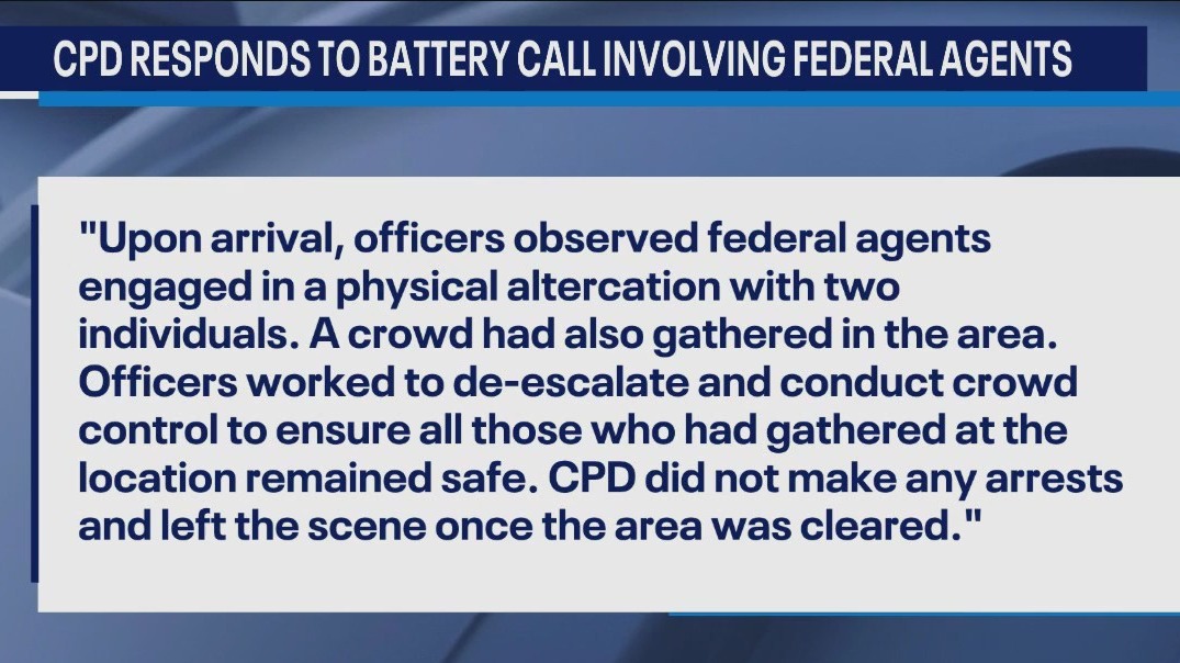 Federal agents clash with two people in Lake View East, police say