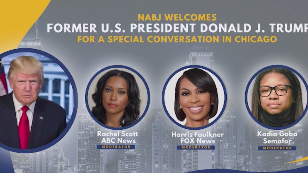 Trump attendance at Black journalist conference stirs drama