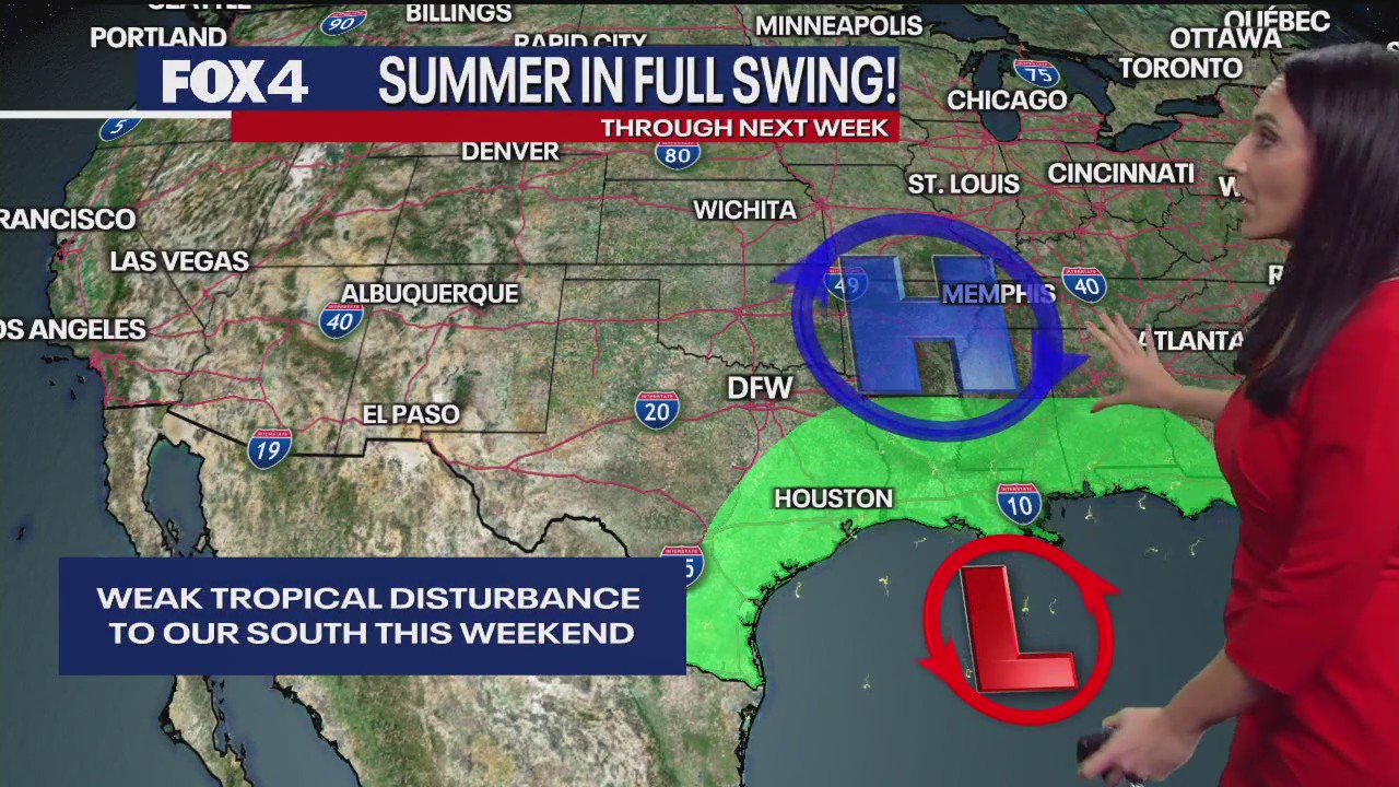 Dallas weather: July 23 evening forecast
