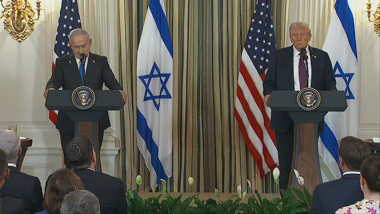 FULL VIDEO: Trump, Netanyahu meet at White House