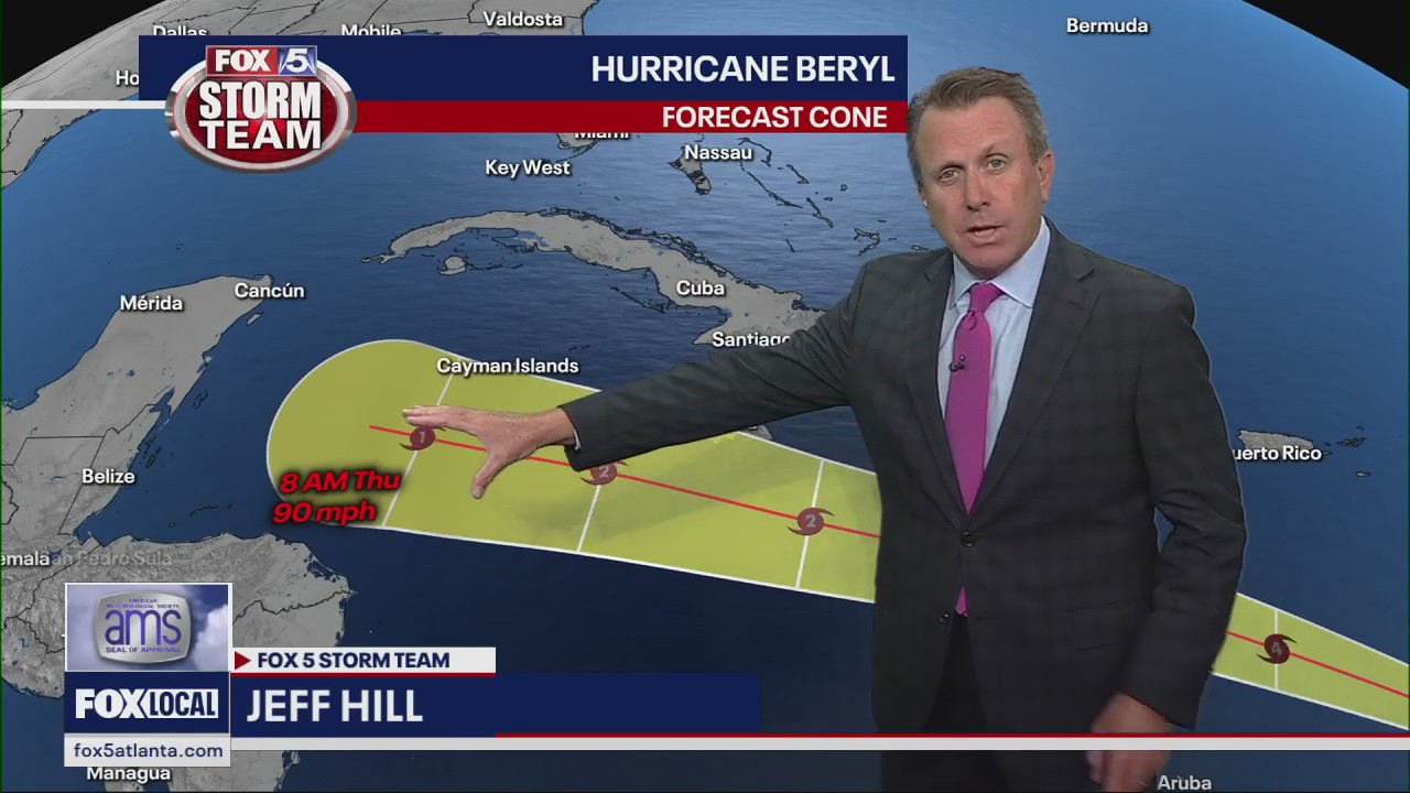 Monday midday weather forecast