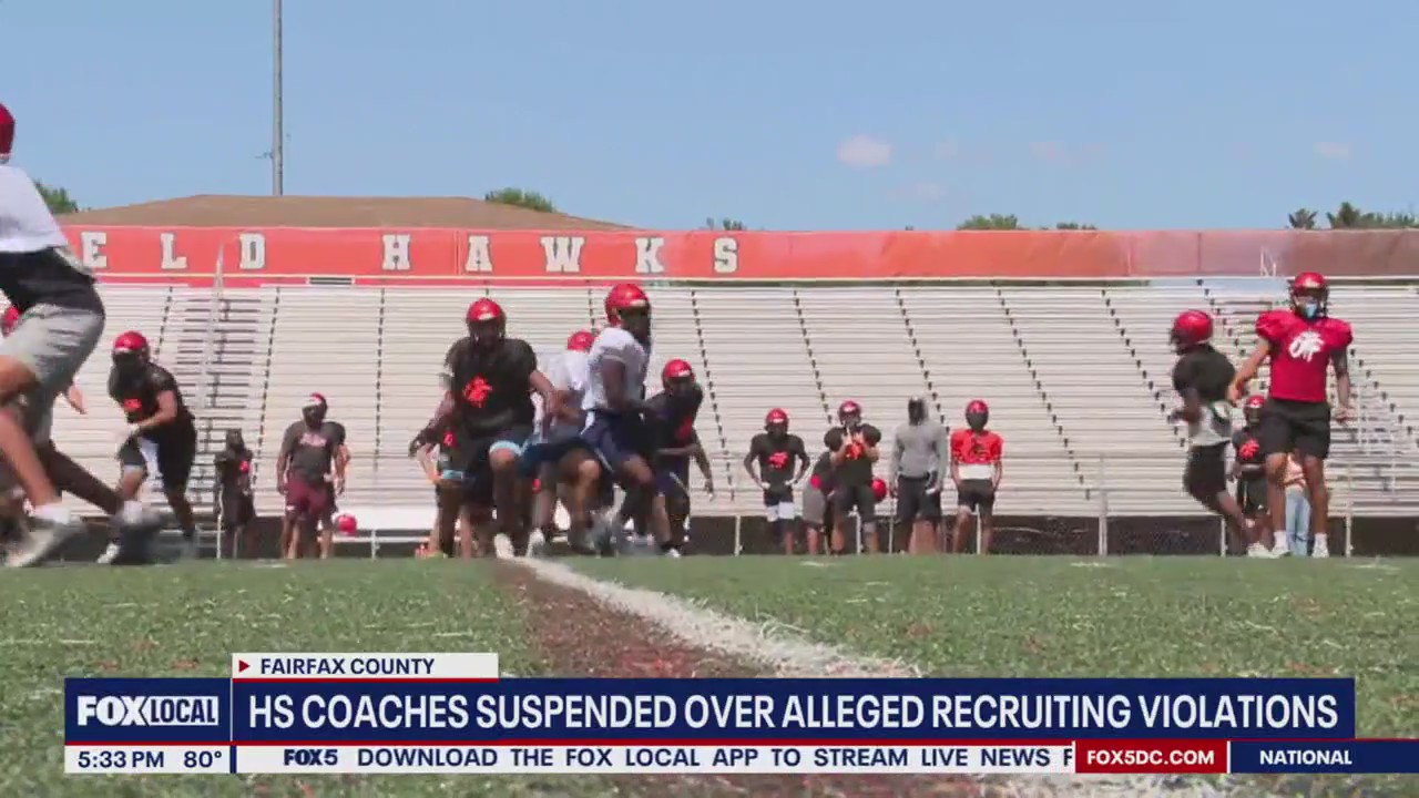 Fairfax HS coaches accused of paying nearly $8K to recruit football player