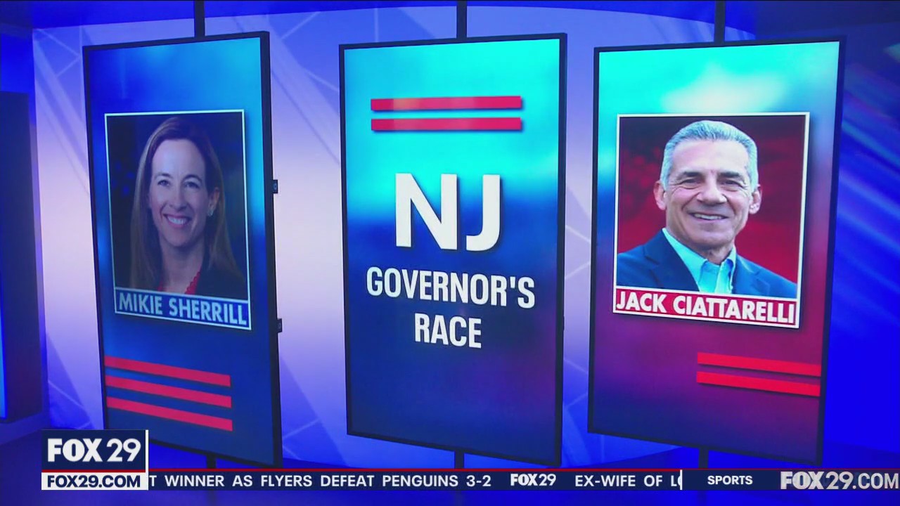 NJ governor race: Where Mikie Sherrill and Jack Ciattarelli stand