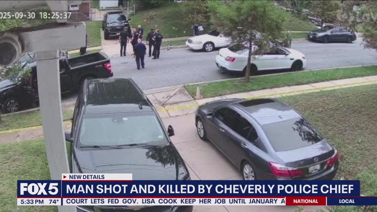 Police chief shoots, kills man in Cheverly