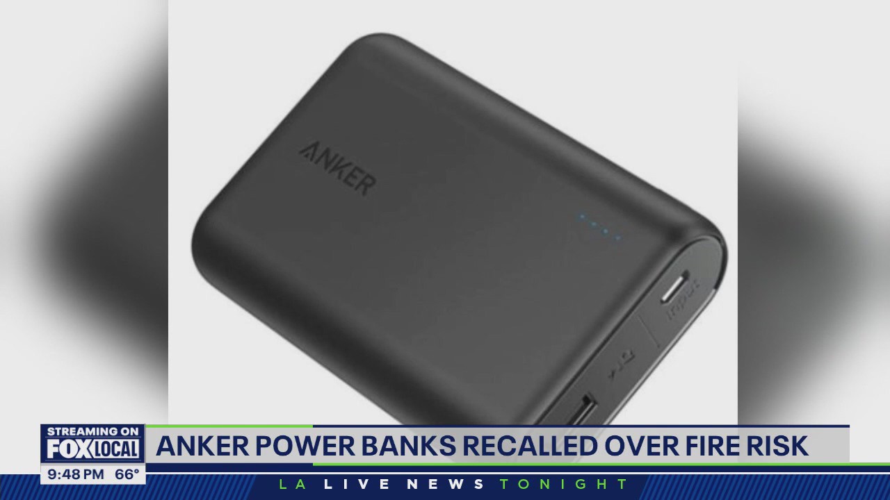 Power banks recalled over fire risk