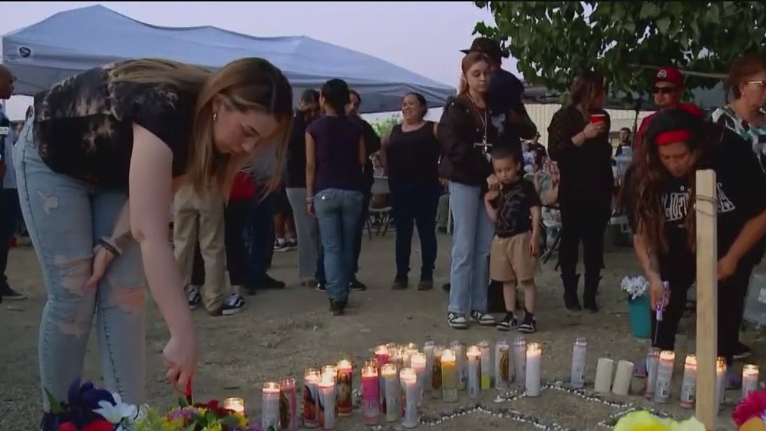 Families and friends of Yolo County explosion victims held vigil as they wait for answers in the investigation.