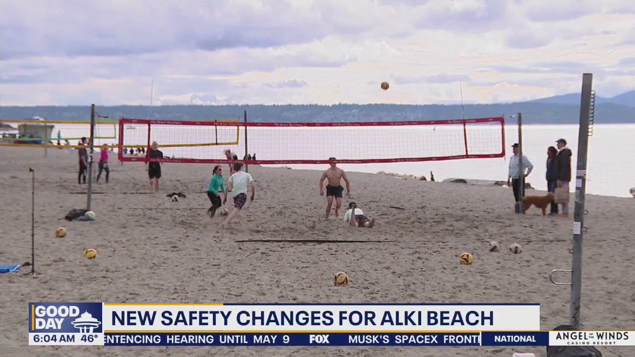 New safety changes for Seattle's Alki Beach