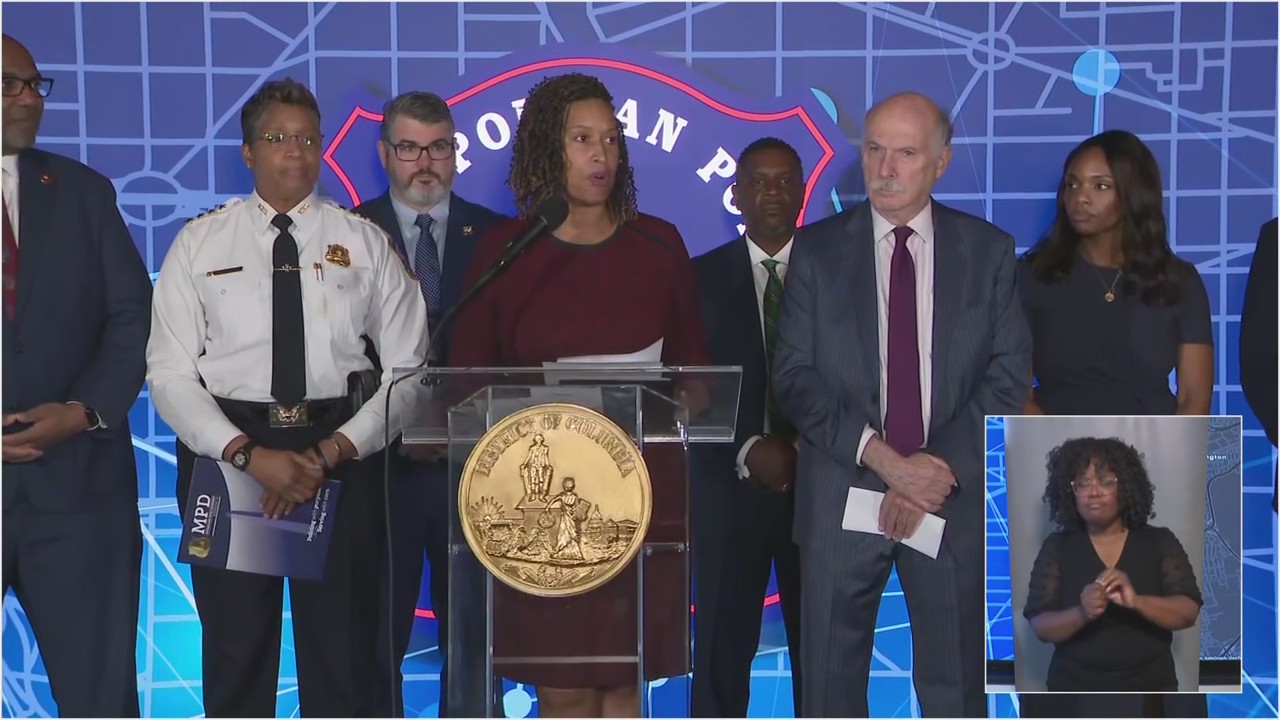 DC Mayor Bowser and Chairman Mendelson Make Announcement on DC Police Collective Bargaining