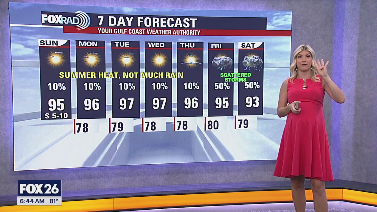 Houston weather: July 20 morning forecast