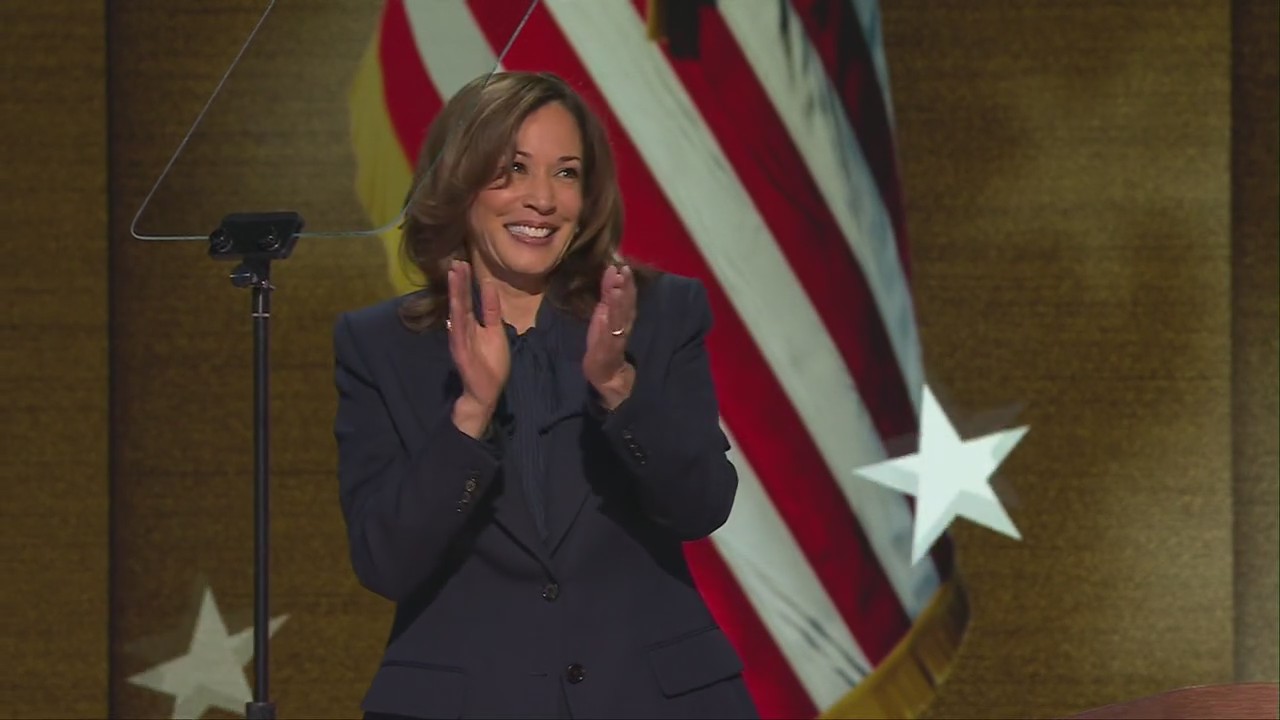 Kamala Harris accepts presidential nomination