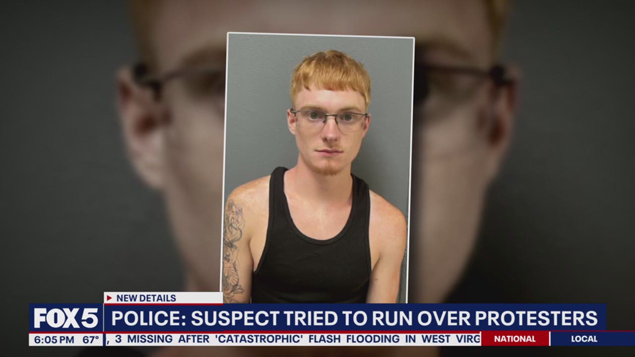 No bond for man accused of trying to run over 'No Kings' protestors