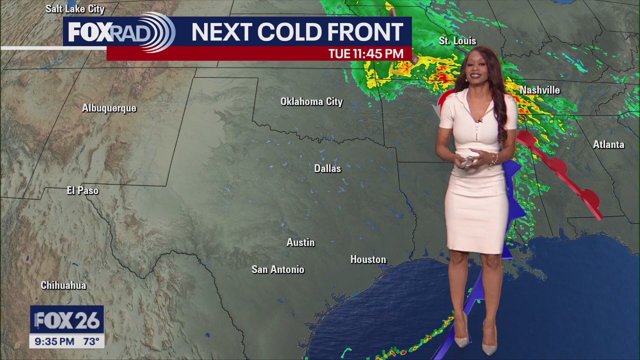 Houston weather forecast: Cold front Tuesday brings potential storms