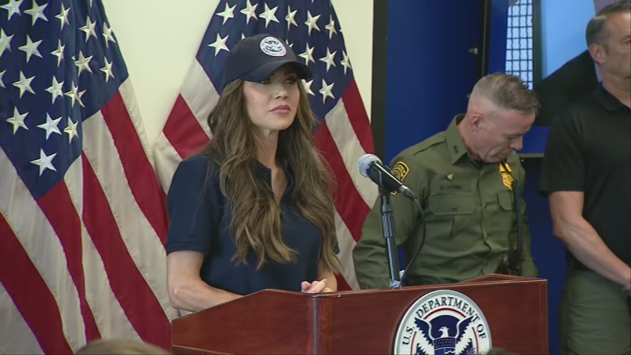 SUGGESTED: DHS Secretary Kristi Noem addresses LA raids, protests