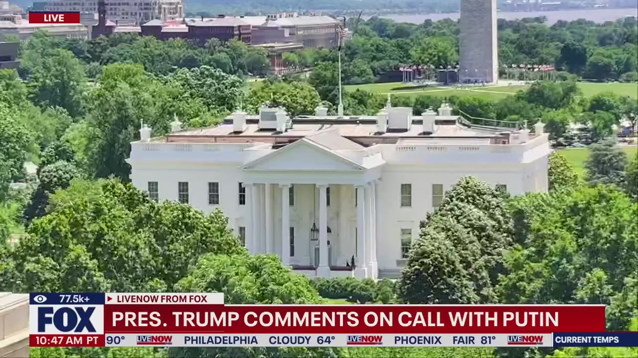 Trump comments on phone call with Putin