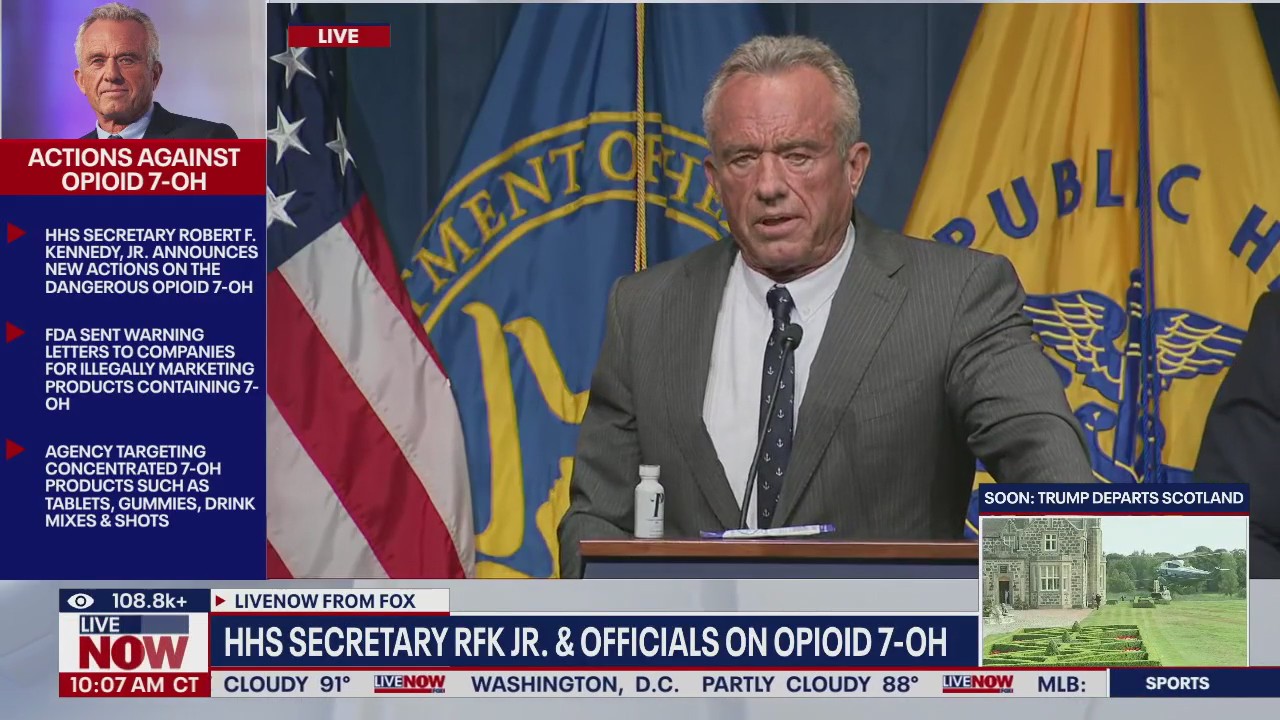 RFK Jr., health officials make opioid announcement