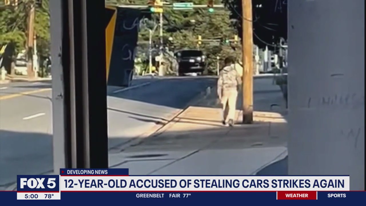 12-year-old serial car thief strikes again