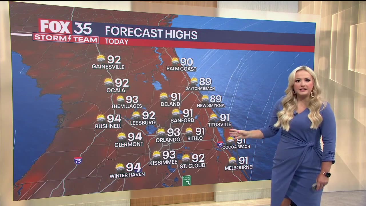 Orlando Weather Forecast: AM Aug. 19, 2025