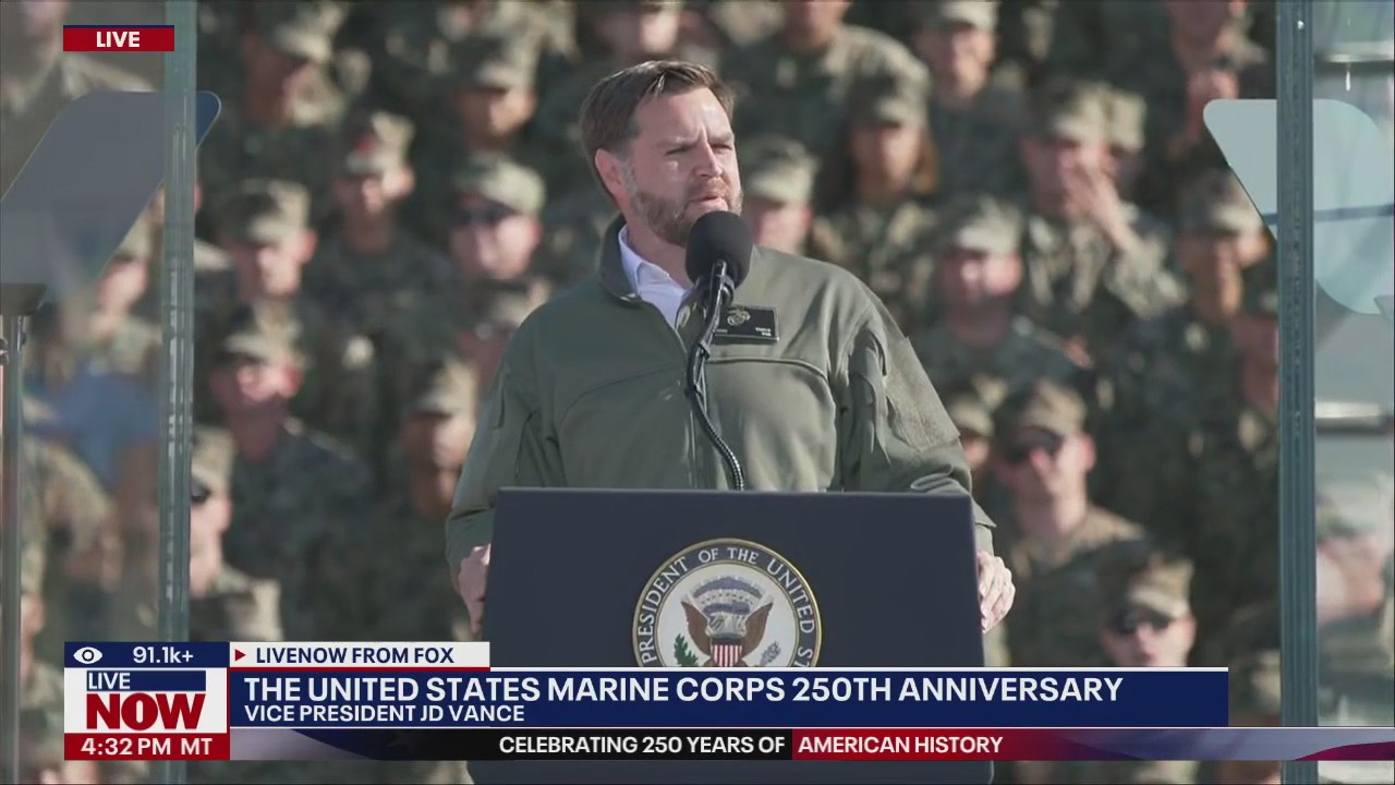 VP Vance delivers remarks at Marines 250th anniversary