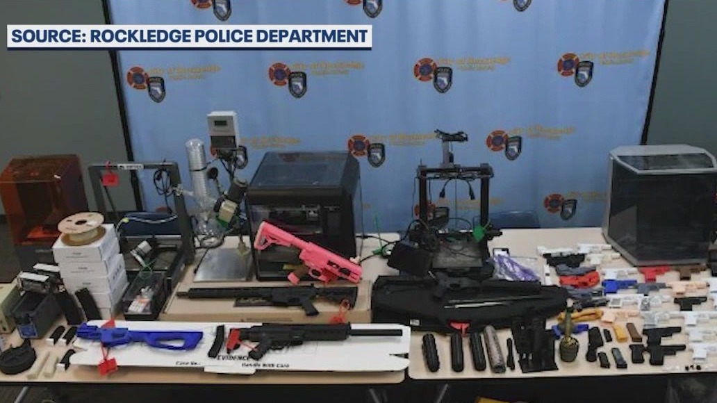 Man accused of 3D-printing guns after calling police about stolen firearms