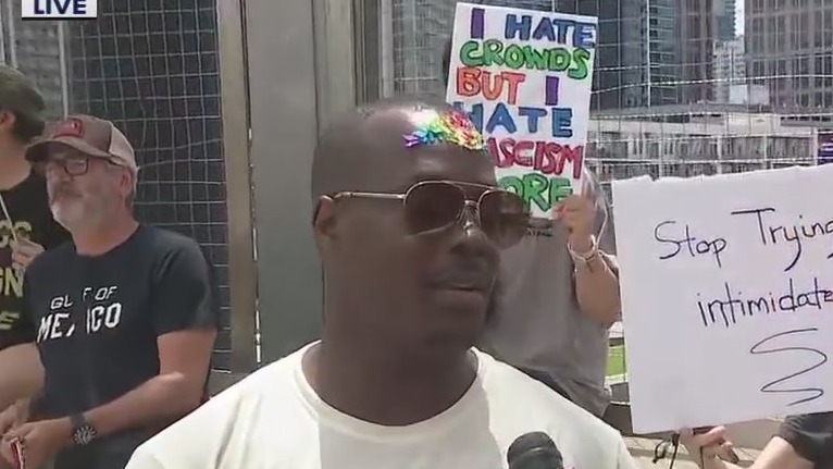 Protesters show up because they're 'effected'