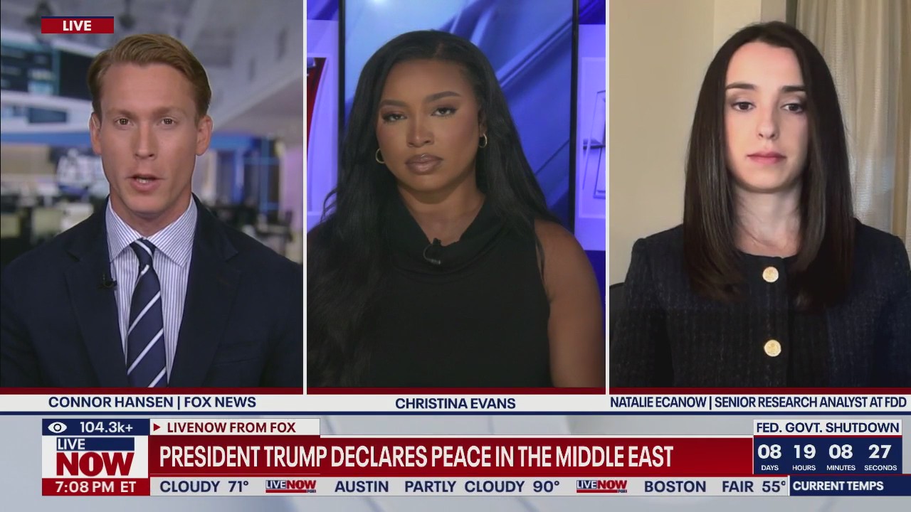 Trump declares peace in the Middle East