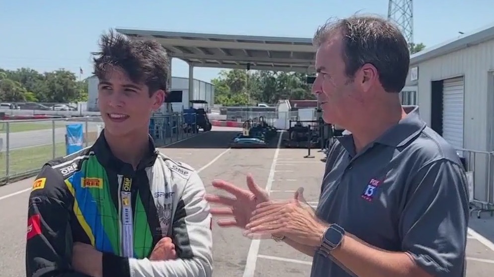 Teen race car driver breaking records
