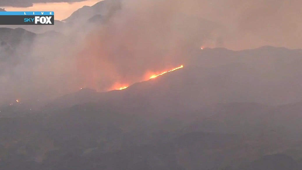 Wildfire breaks out amid triple-digit temps