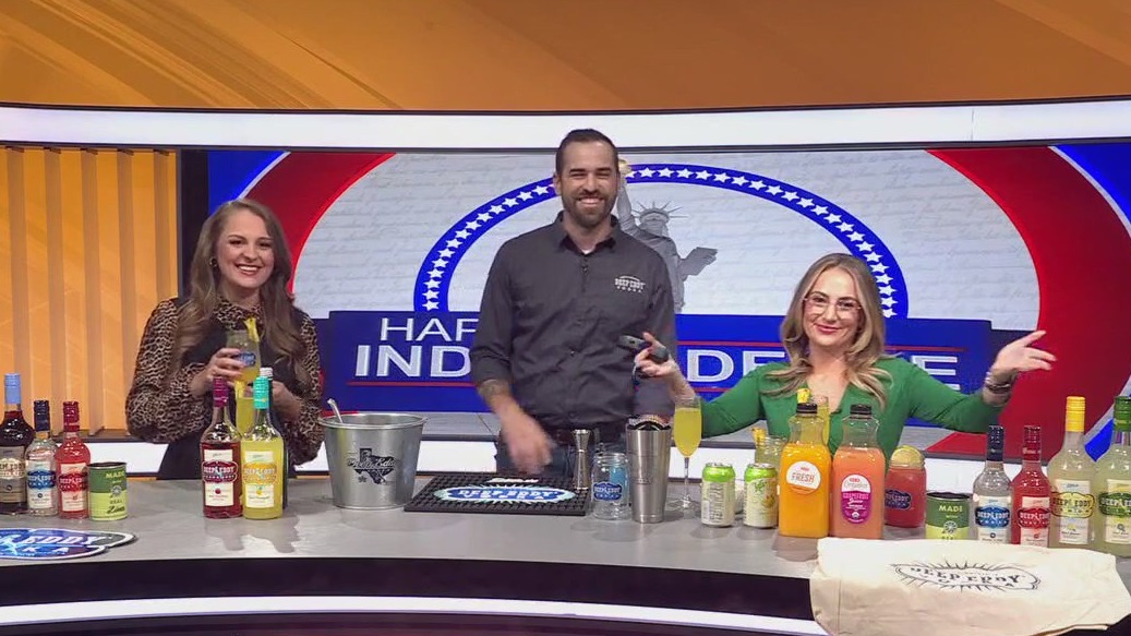Fourth of July refreshments with Deep Eddy