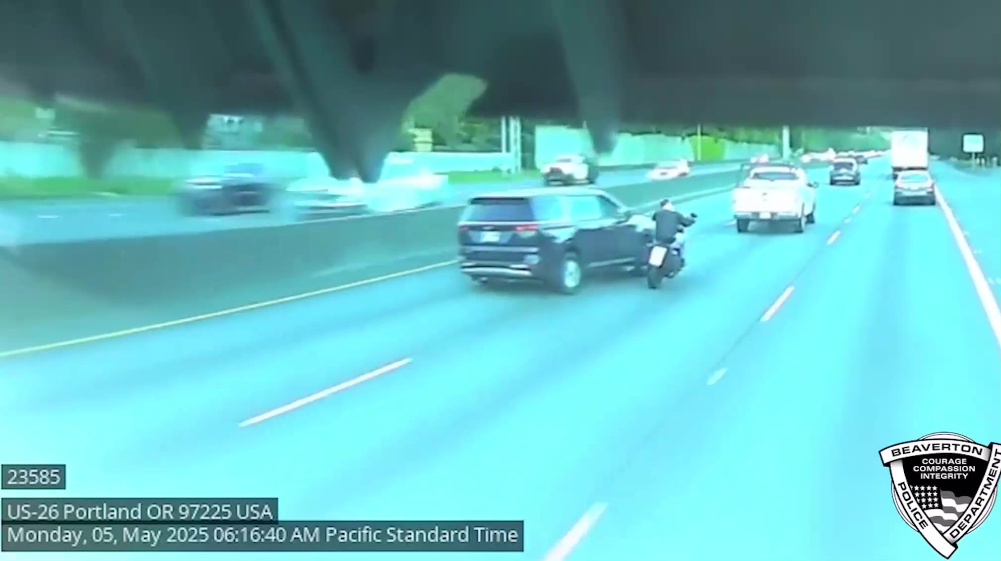 Dashcam footage shows shocking 'road rage,' police say