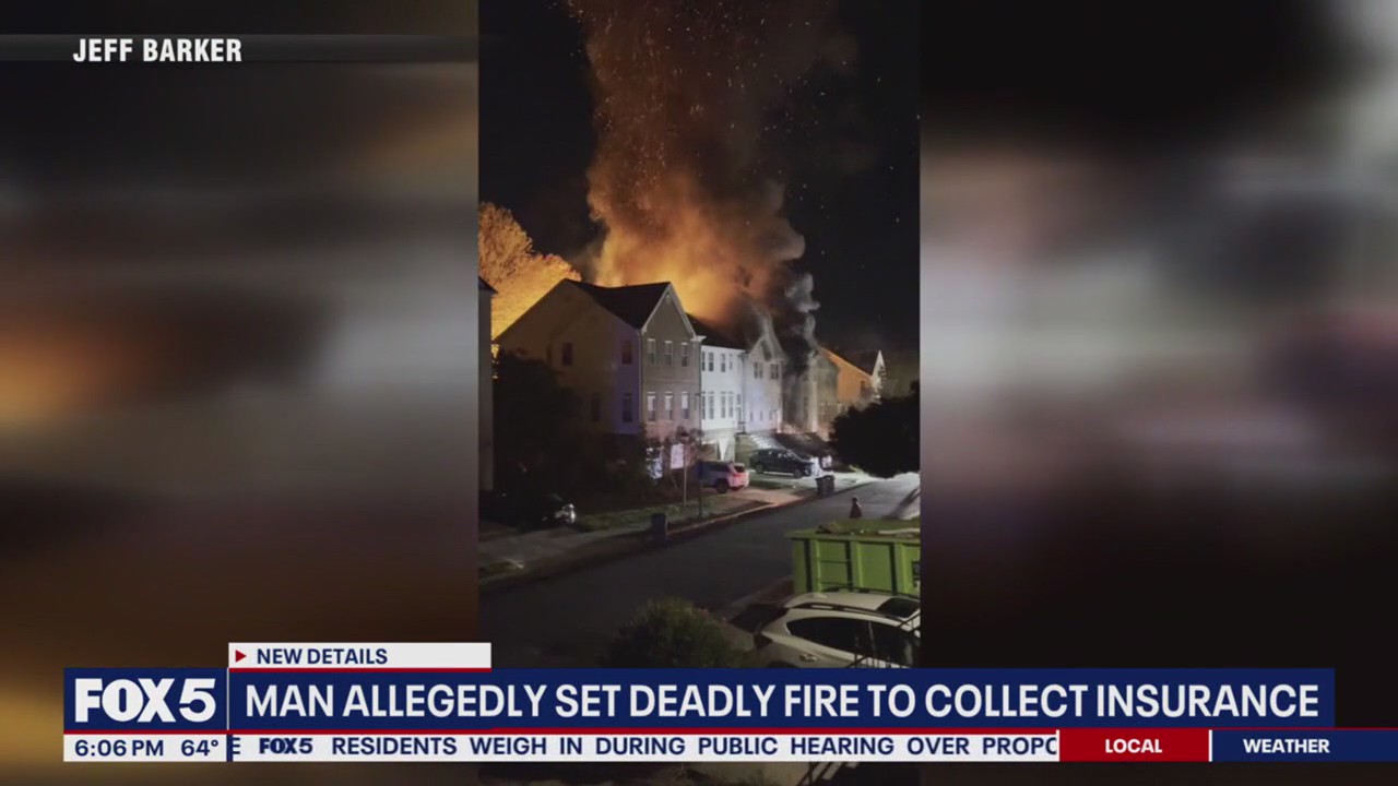 Sterling man allegedly set townhouse fire to collect insurance