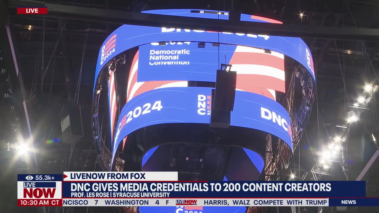 DNC gives media credentials to 200 content creators