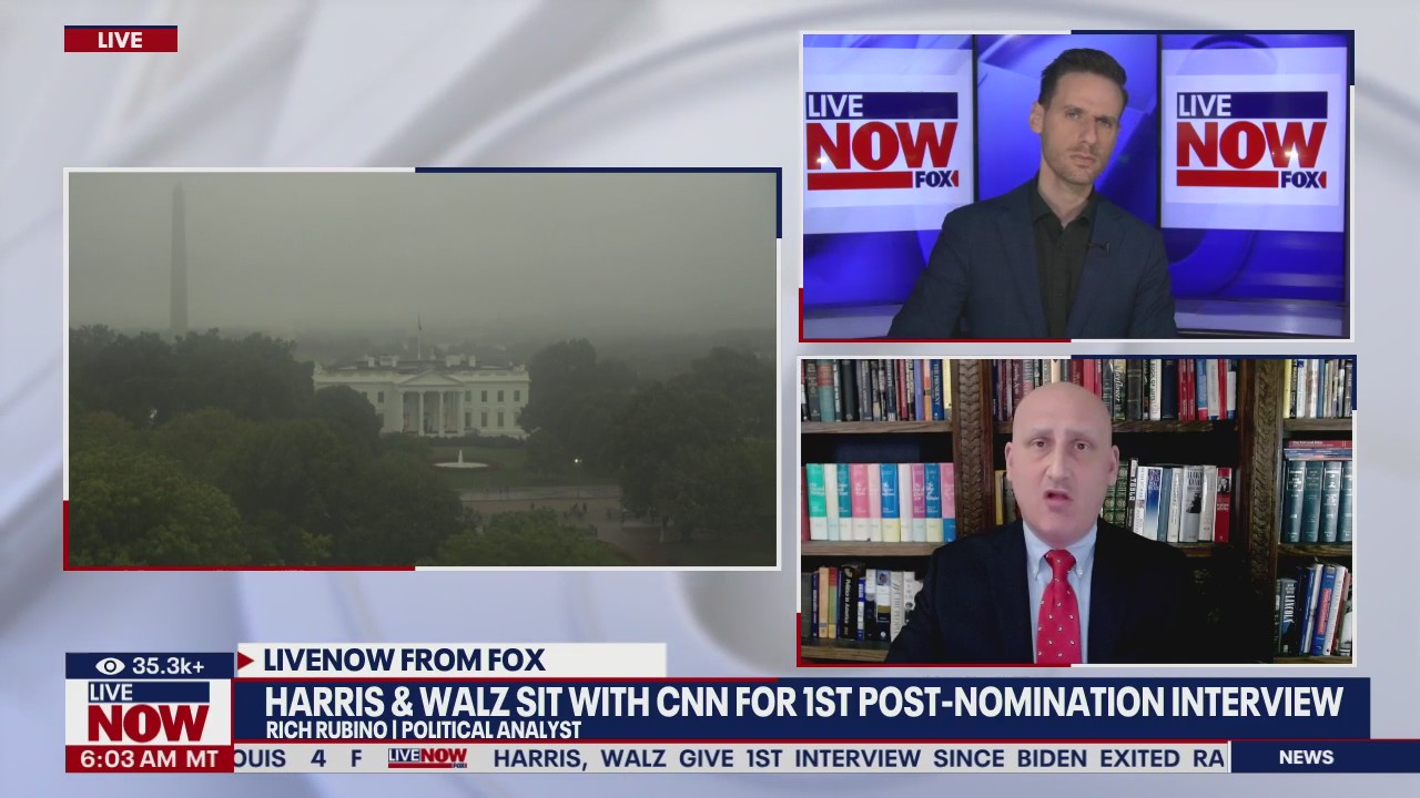 VP Harris sits for 1st post-nom interview