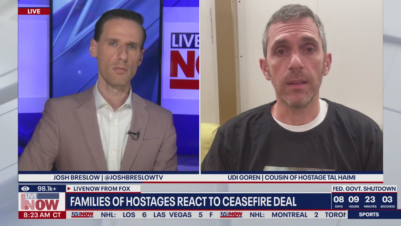 Family of hostage reacts to Trump's peace deal