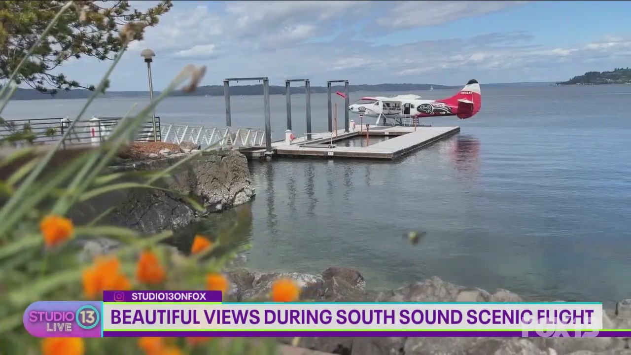 Beautiful views during South Sound scene flight