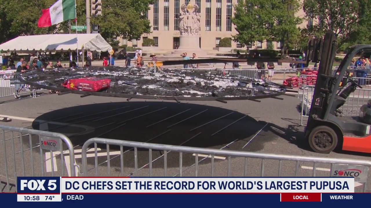 New Guinness World Record set for largest pupusa