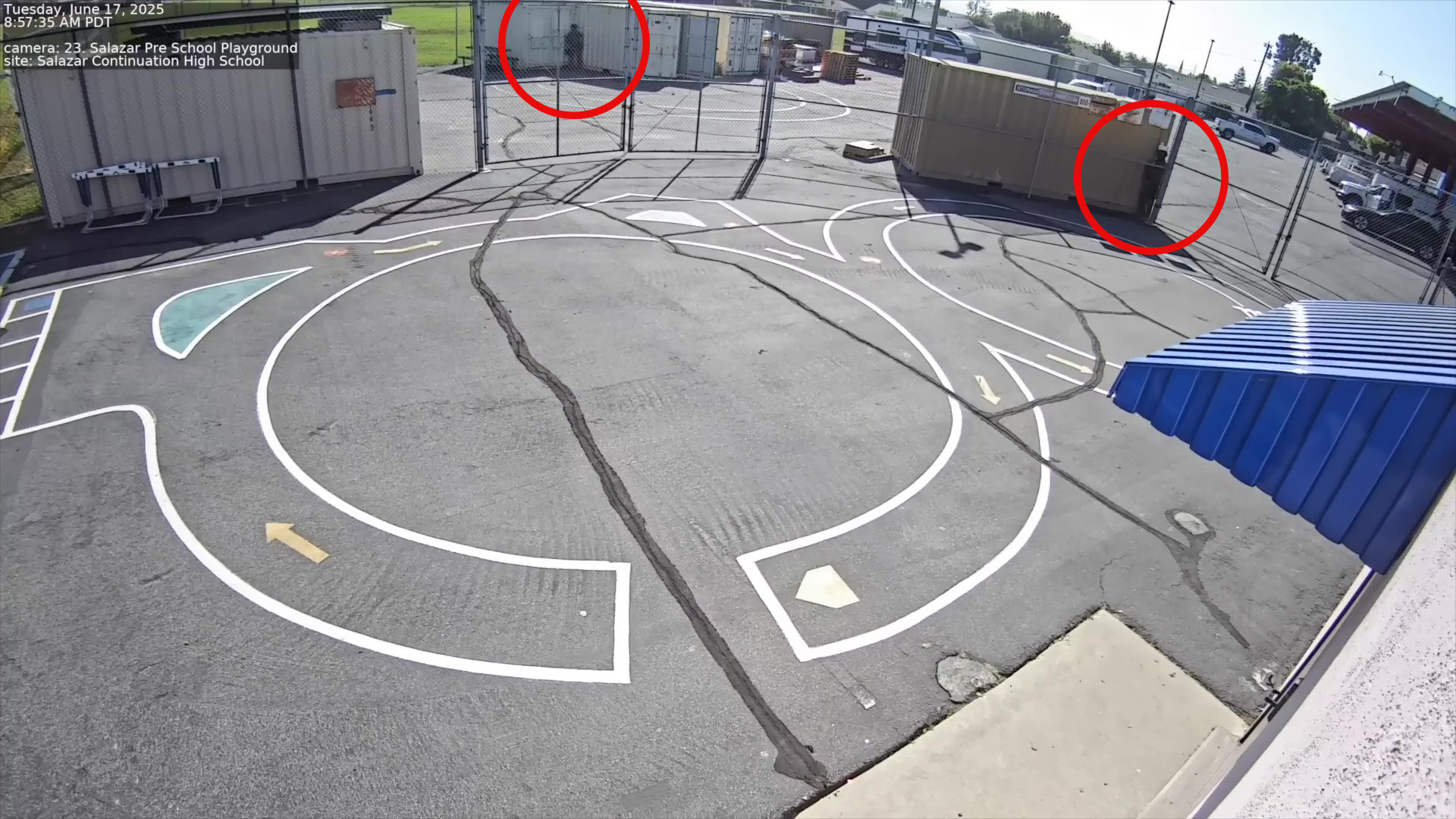 Federal agents allegedly pee on school campus