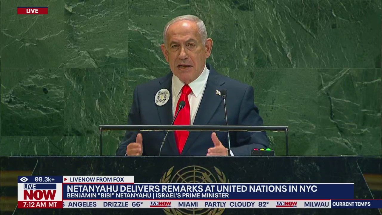 Israeli PM Netanyahu remarks at U.N. in NYC
