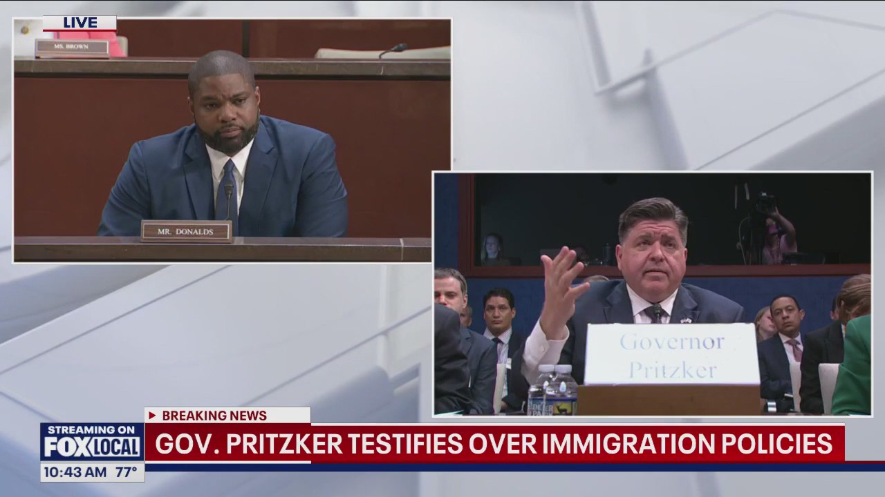 ‘Might be an Illinois problem’: Pritzker asked about immigration spending, Chicago mayor mentioned