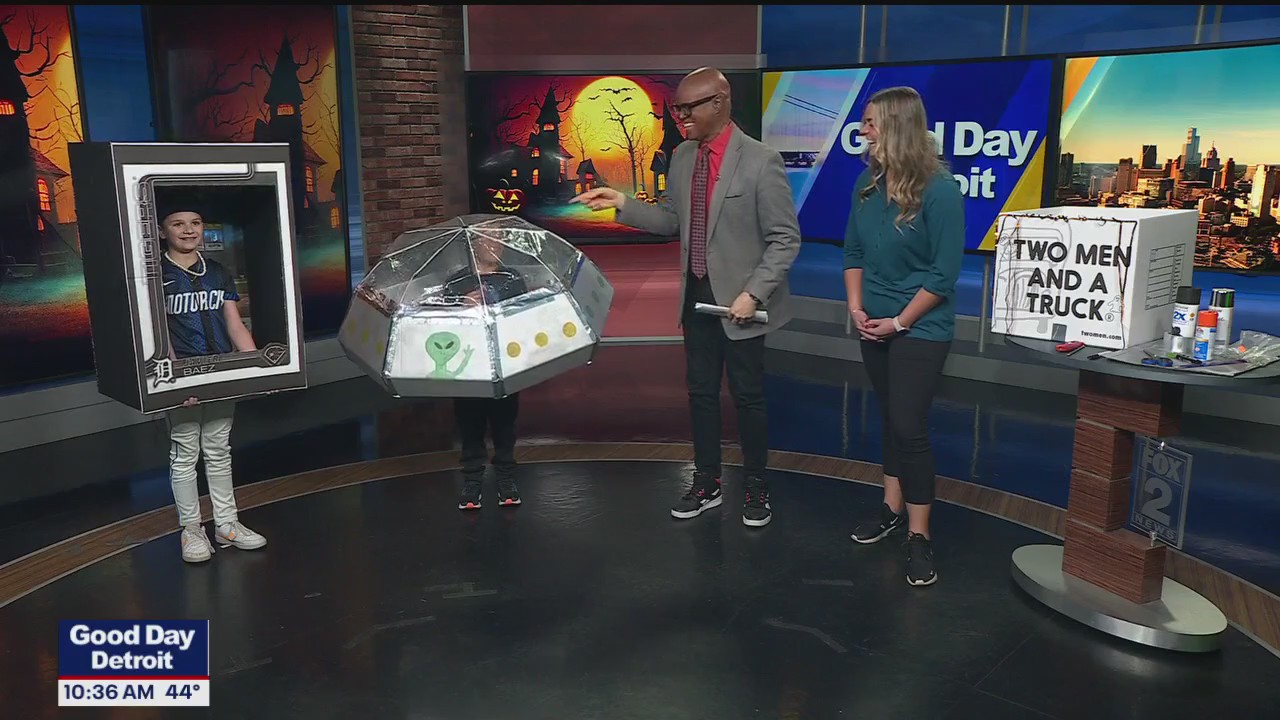 Make fabulous last-minute costumes with cardboard boxes