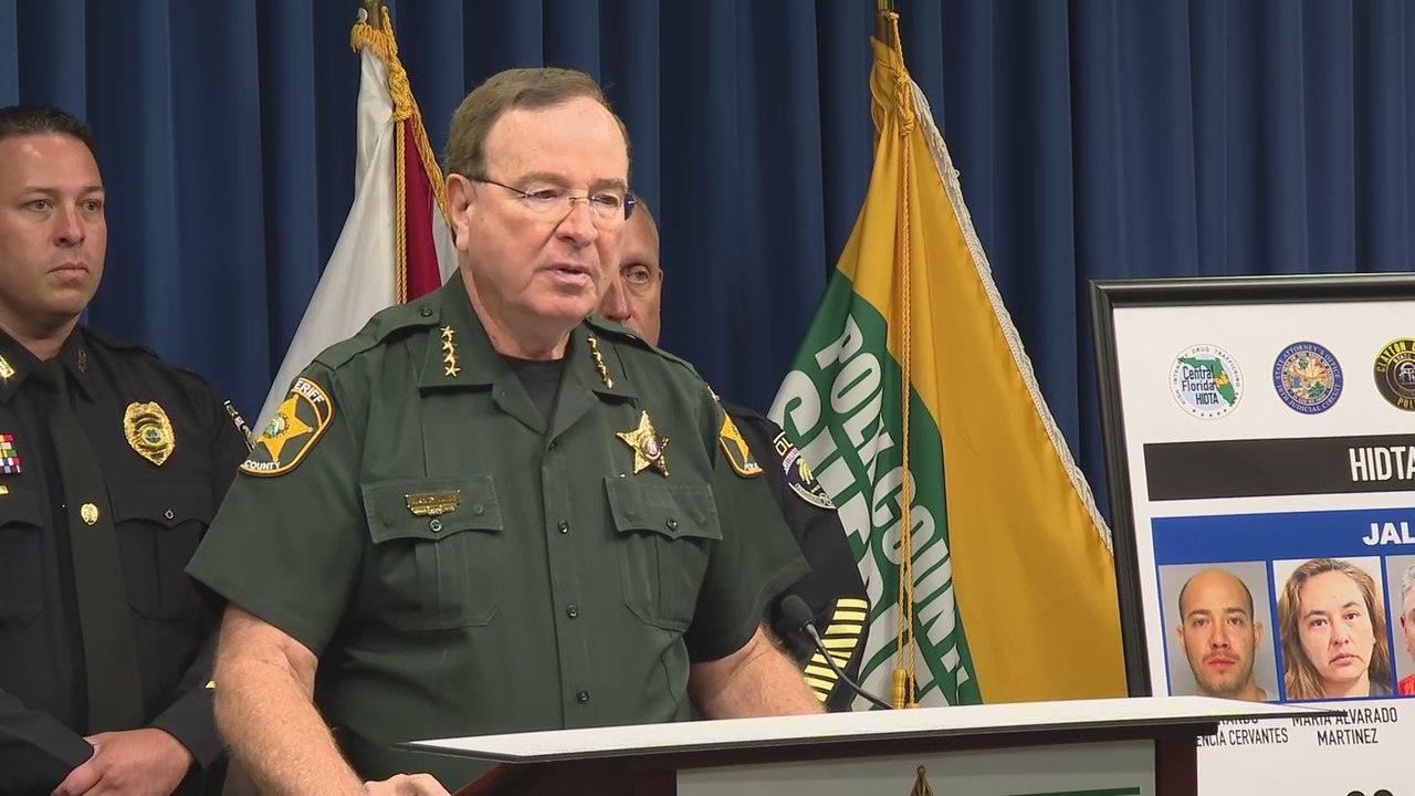 Grady Judd news conference on large fentanyl bust
