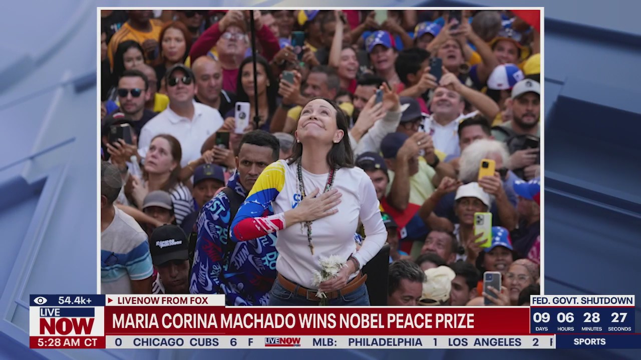 Nobel Peace Prize goes to Maria Corina Machado