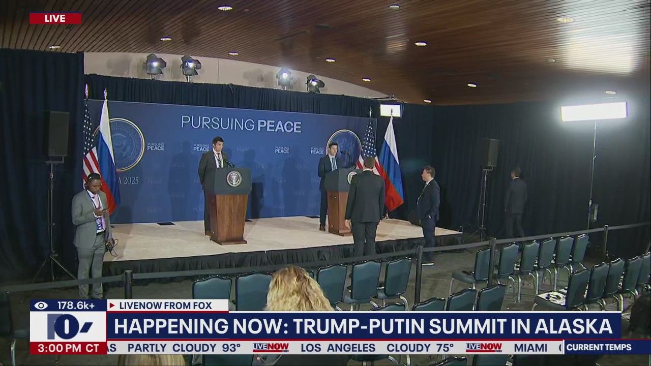 Trump-Putin summit underway in Alaska