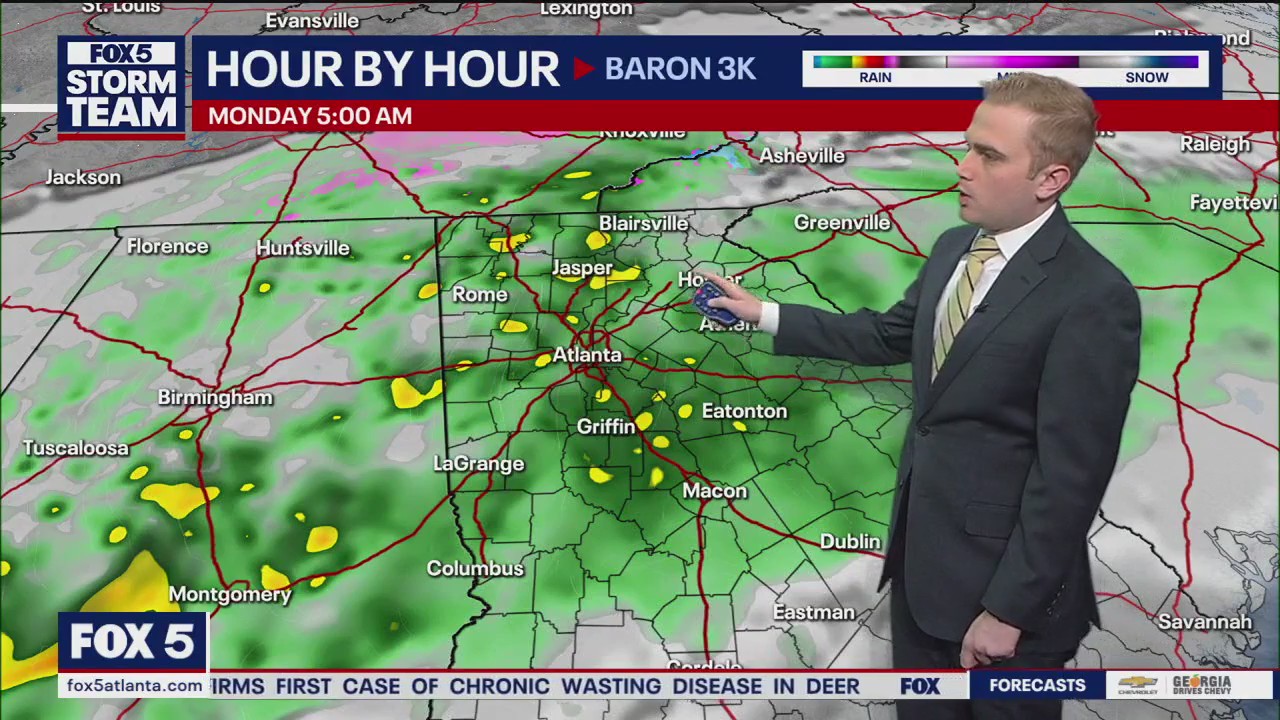 Sunday Morning Weather Forecast