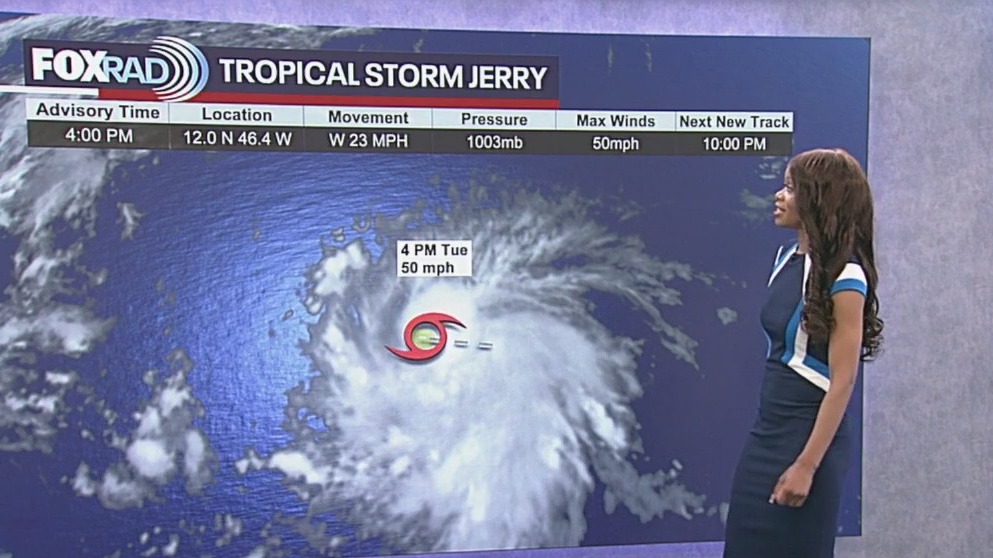 Tropical Weather Forecast - Monitoring possible development in Gulf, Watching Tropical Storm Jerry